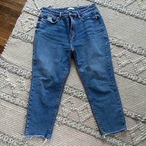 Good American Dark Blue Ankle Jeans